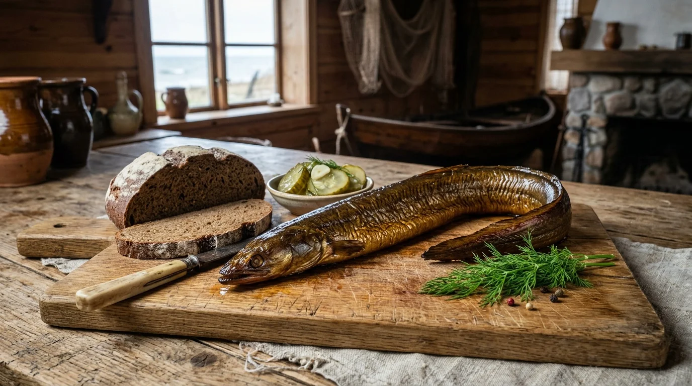 Węgorz wędzony i kaszubskie produkty regionalne